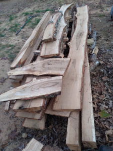 solid oak beams and flooring